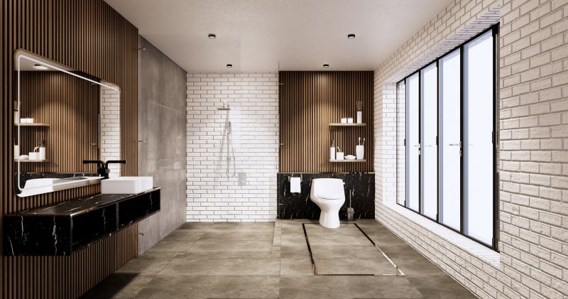 Bathroom with Natural Stone Elements